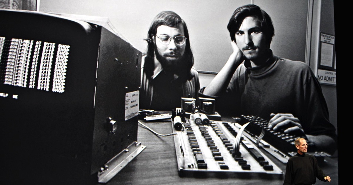 Steve Jobs keynote screen grab