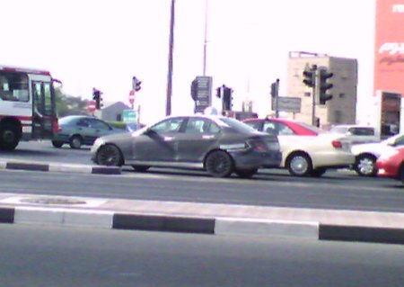 2008 Mercedes C-Class spy photo in Dubai